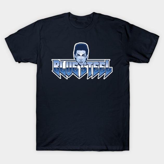 Blue Steel T-Shirt by GradyGraphics